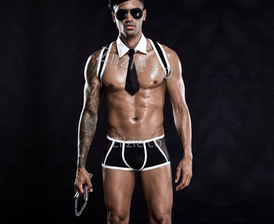 DANZIG Electrifying Men’s Bondage Mesh Costume Set